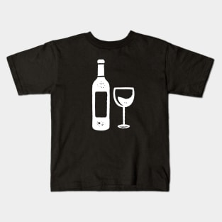 Wine Icon Kids T-Shirt